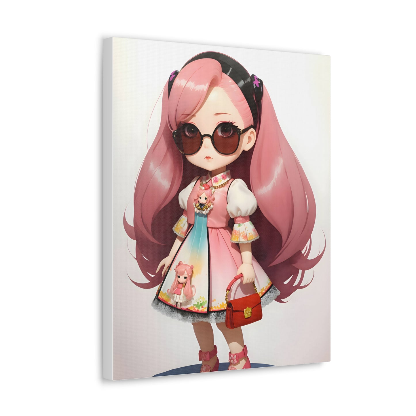 Chibi Glamour Girl Canvas Print