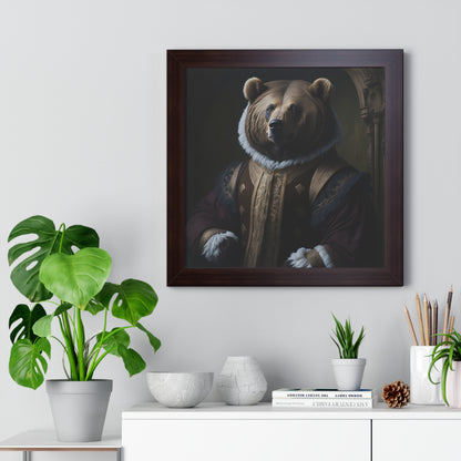 Vintage Bear Framed Print
