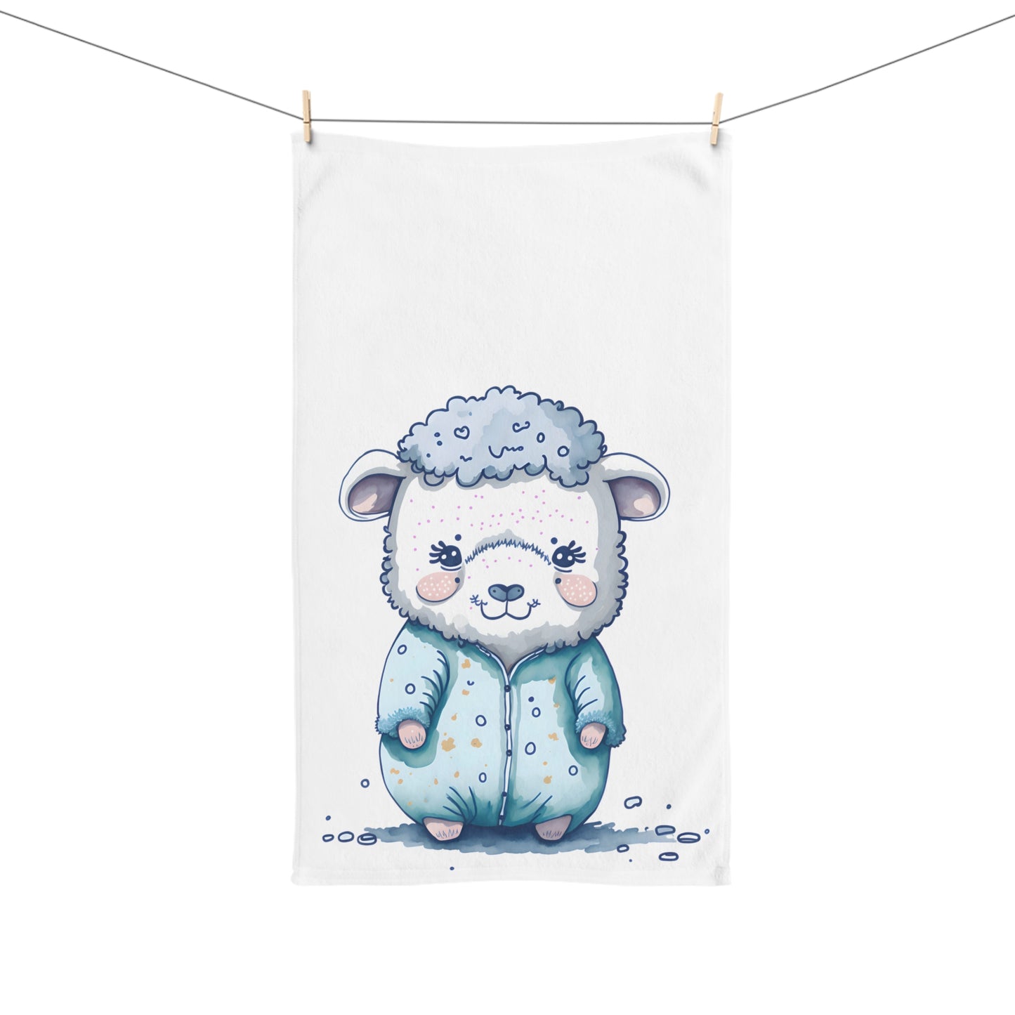 Sleepy Head Time Hand Towel