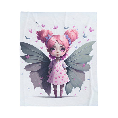 Pink Fairy Velveteen Plush Blanket