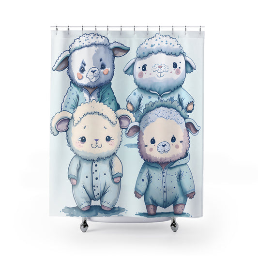 Sleepy Head Shower Curtain