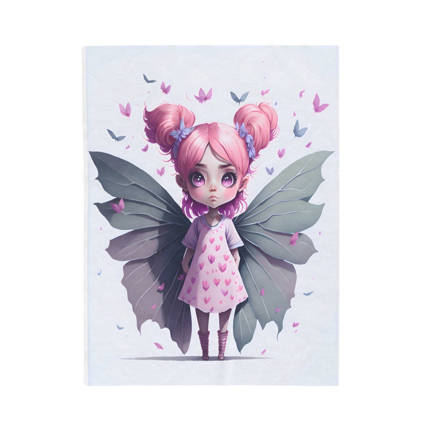 Pink Fairy Velveteen Plush Blanket