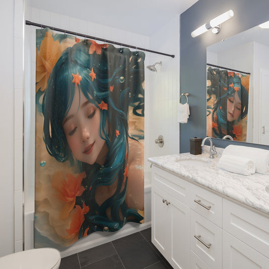 Water's Lullaby Shower Curtain