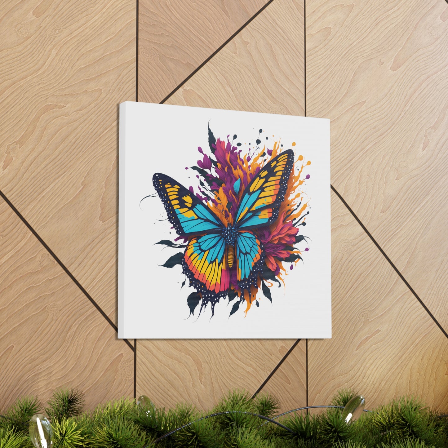 Vibrant Butterfly Canvas Gallery Wrap