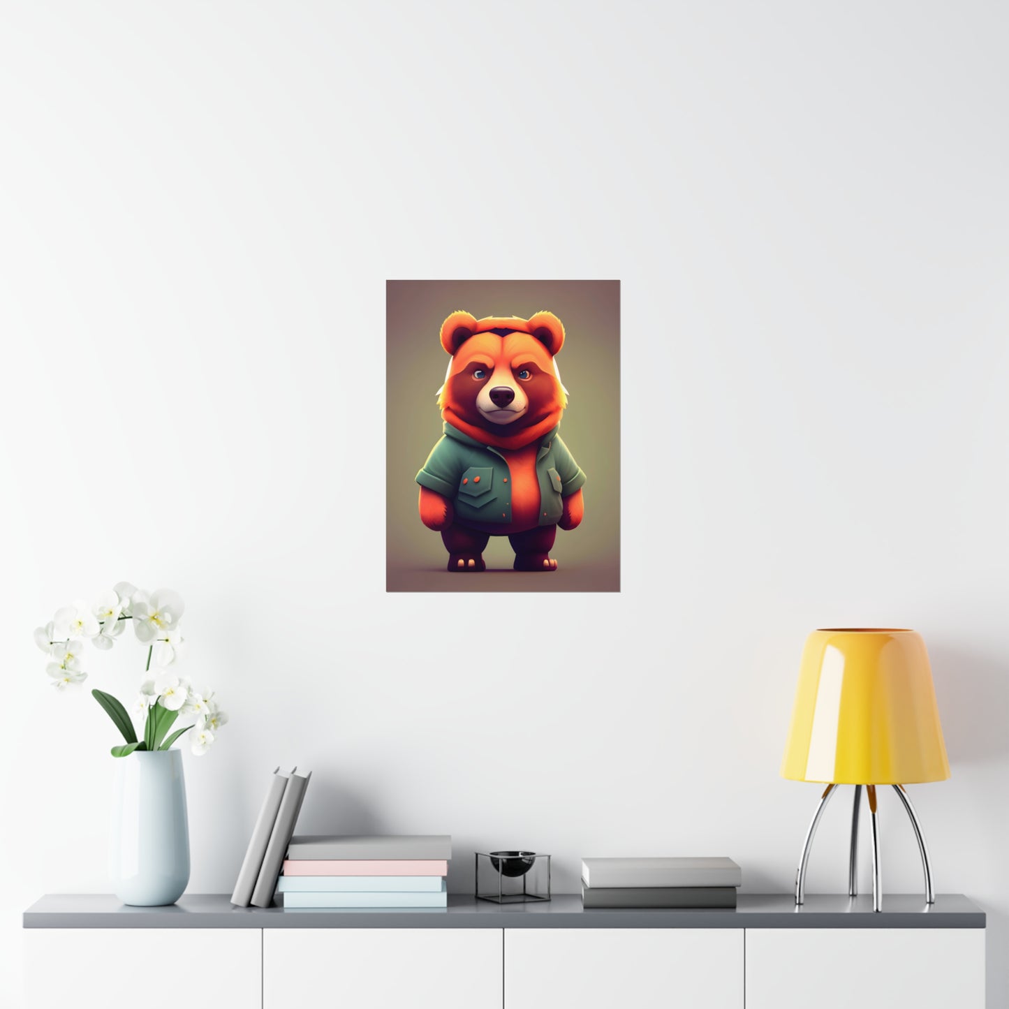 Mean Bear Premium Matte Poster