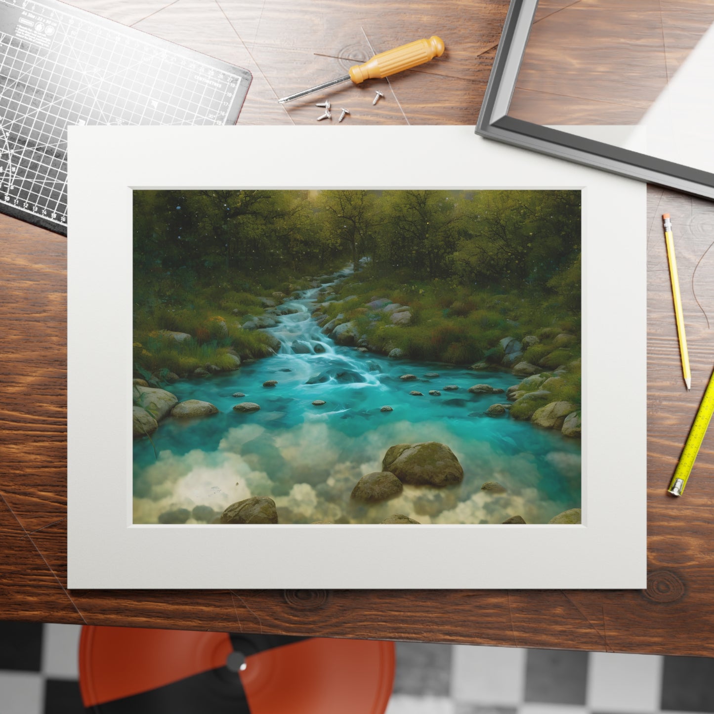 Brook Stream Fine Art Print