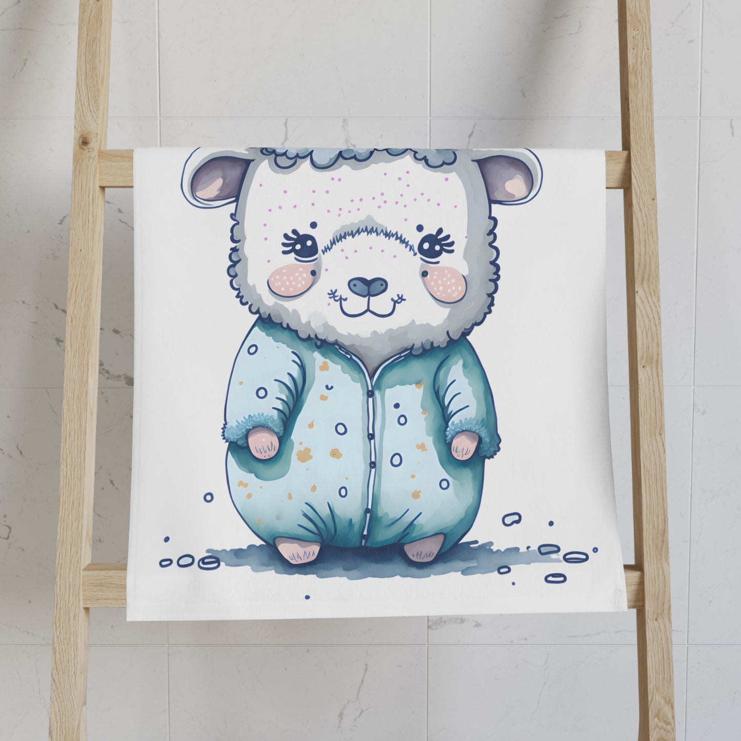 Sleepy Head Time Hand Towel