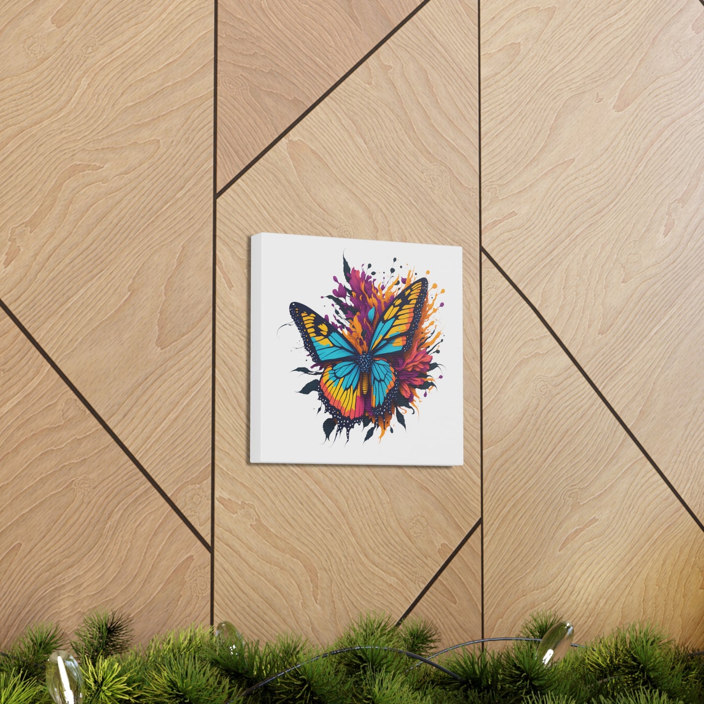 Vibrant Butterfly Canvas Gallery Wrap