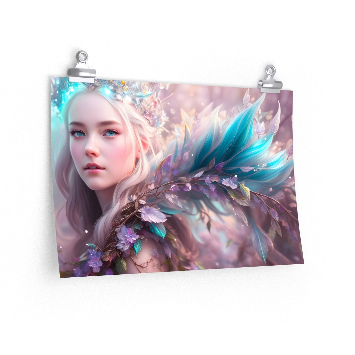 Magical Forest Fairy Premium Matte Poster