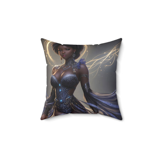 African Princess Square Pillow