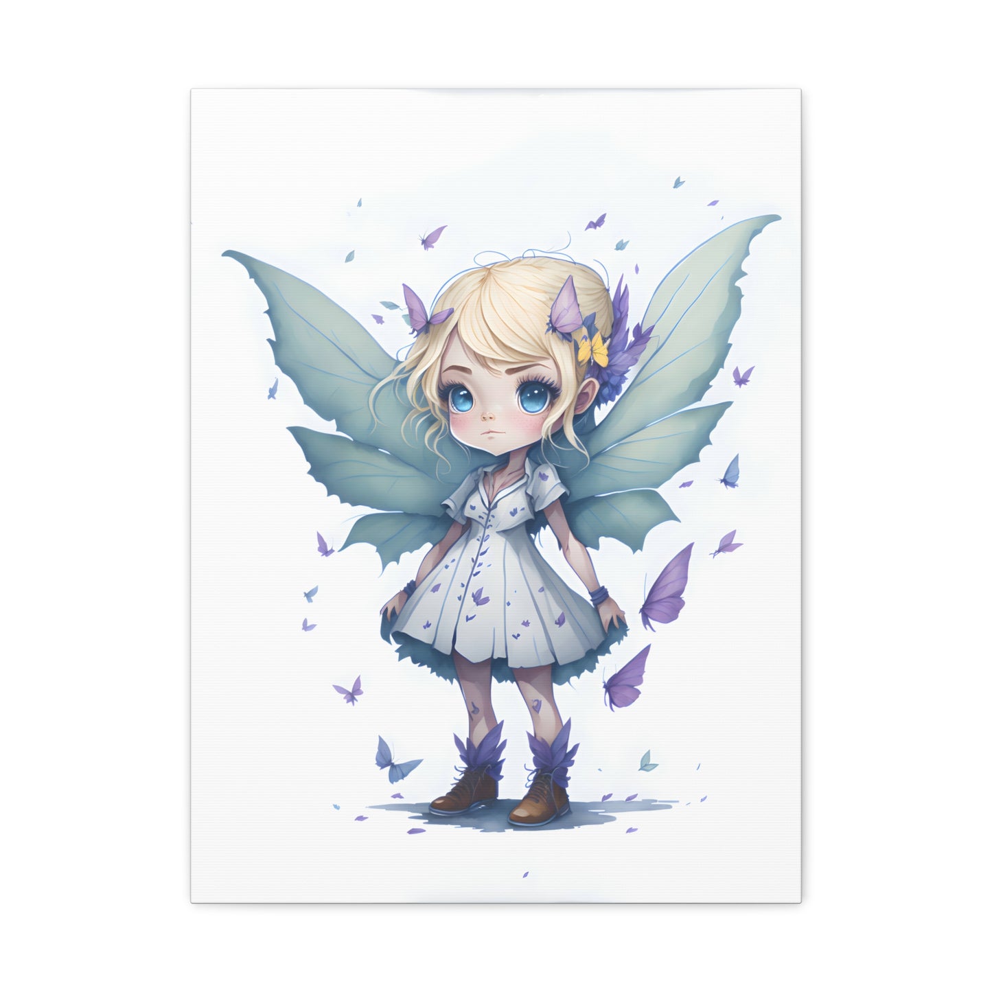 Lil Purple Fairy Canvas Print