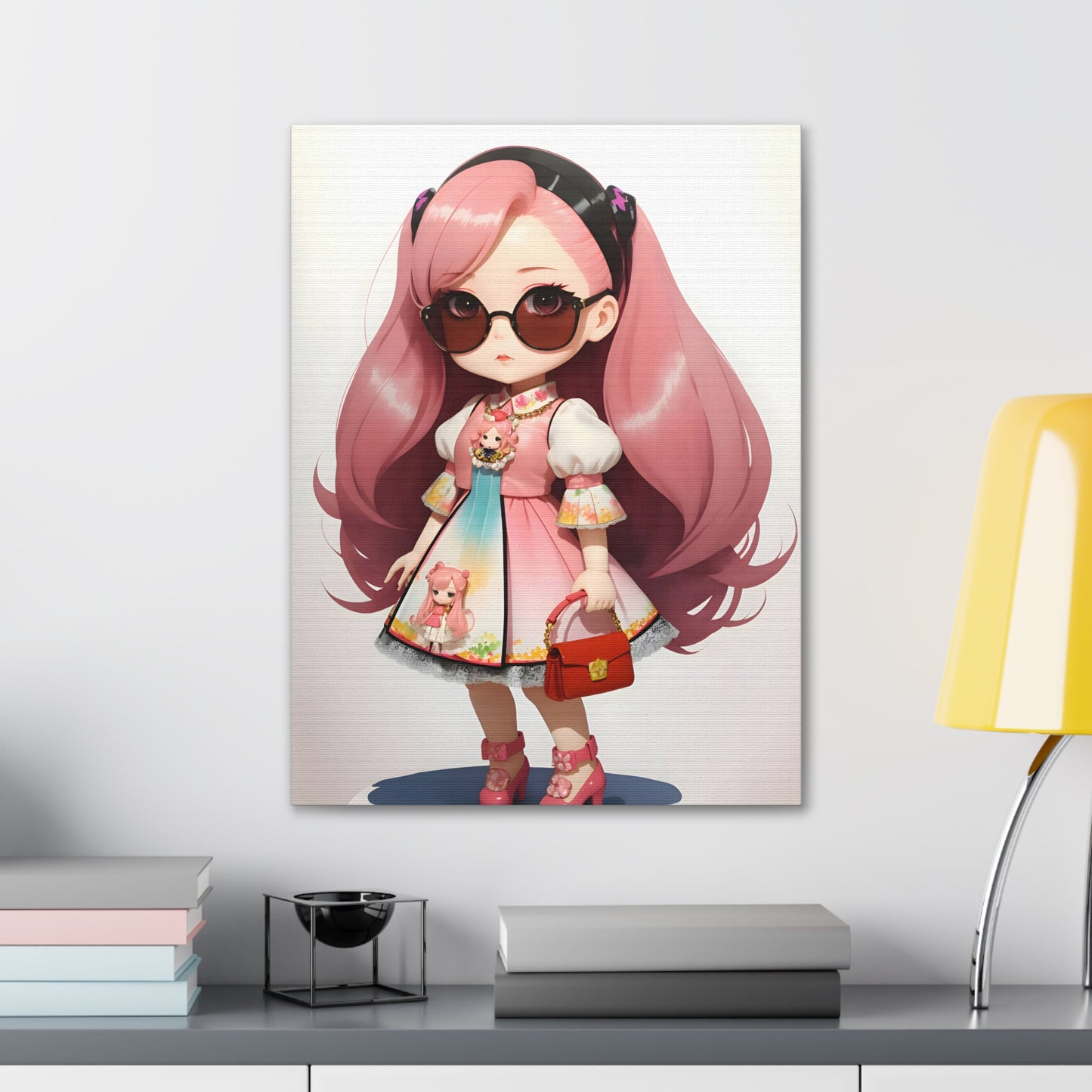 Chibi Glamour Girl Canvas Print