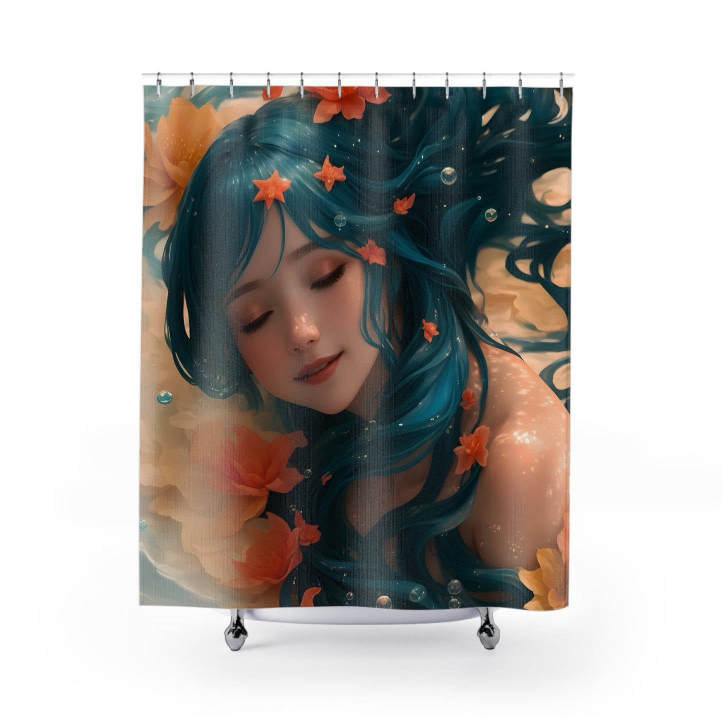 Water's Lullaby Shower Curtain
