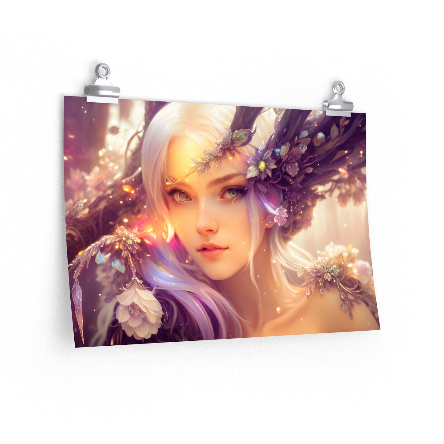 Purple Fairy Premium Matte Poster