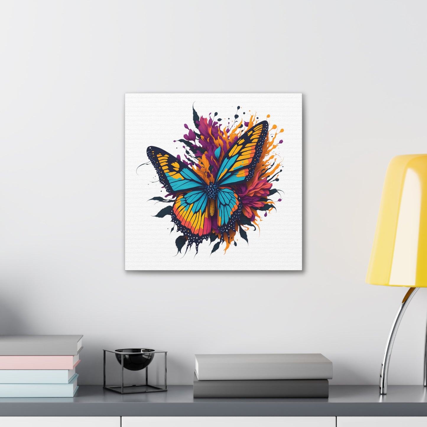 Vibrant Butterfly Canvas Gallery Wrap