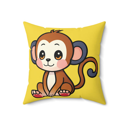 Monkey Time! Square Pillow