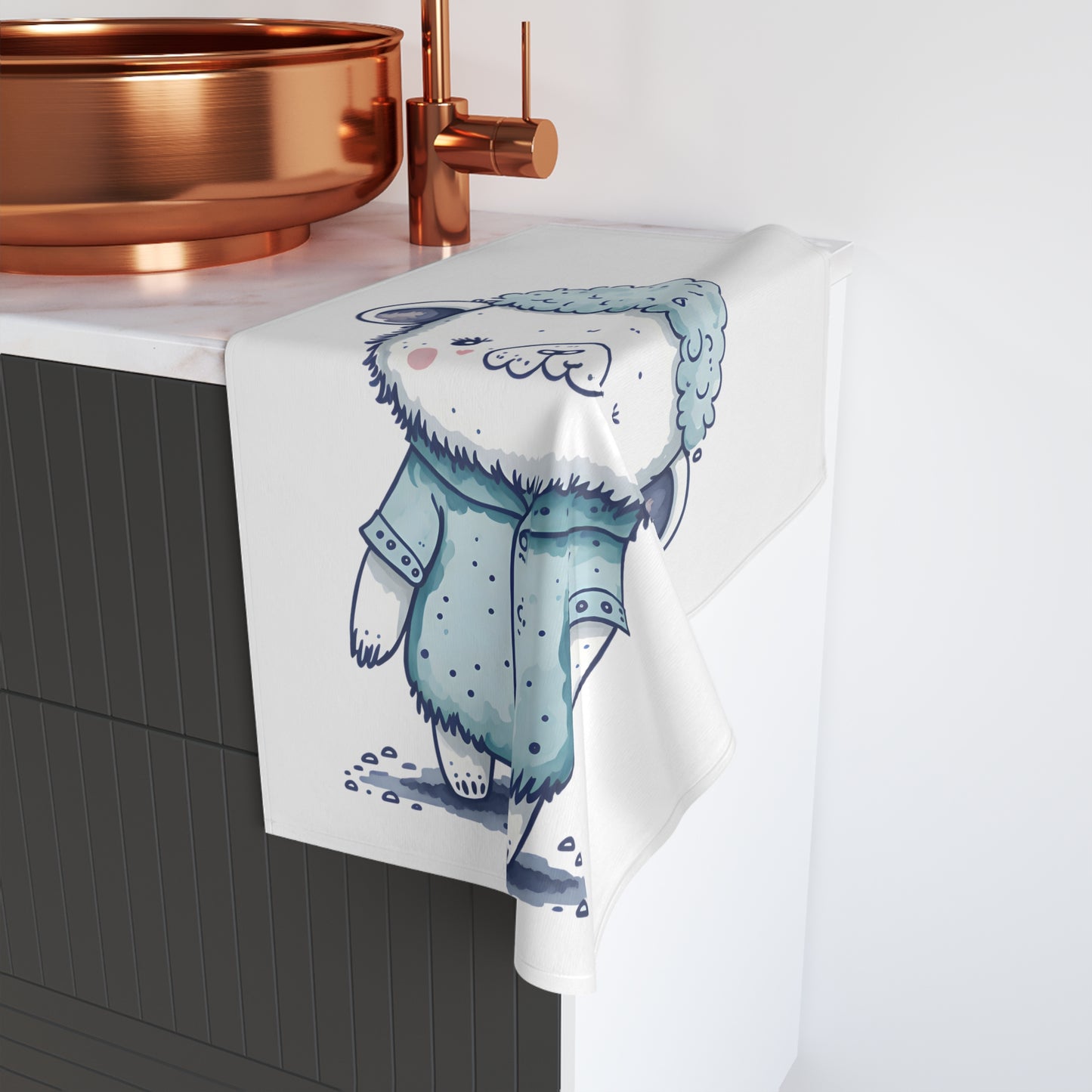 Sleepy Head Hand Towel