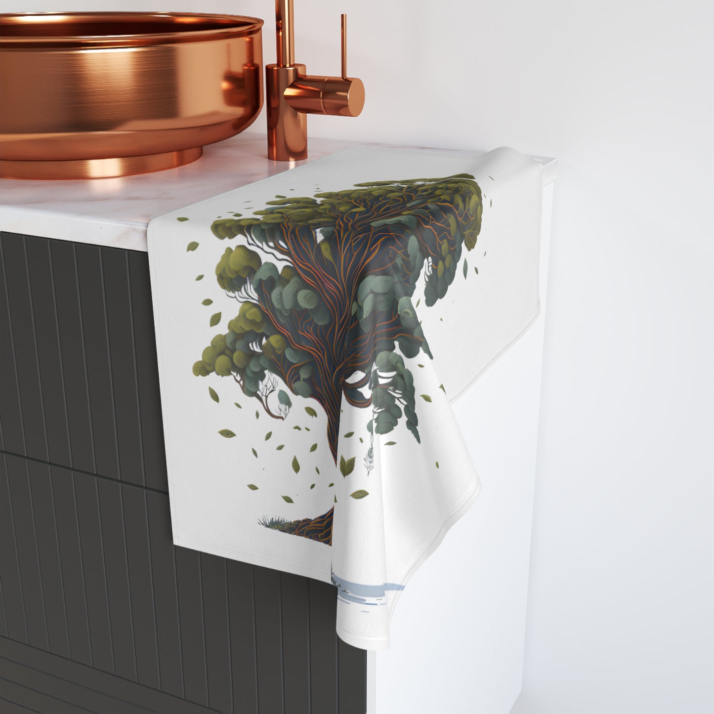 Quill Tree Hand Towel