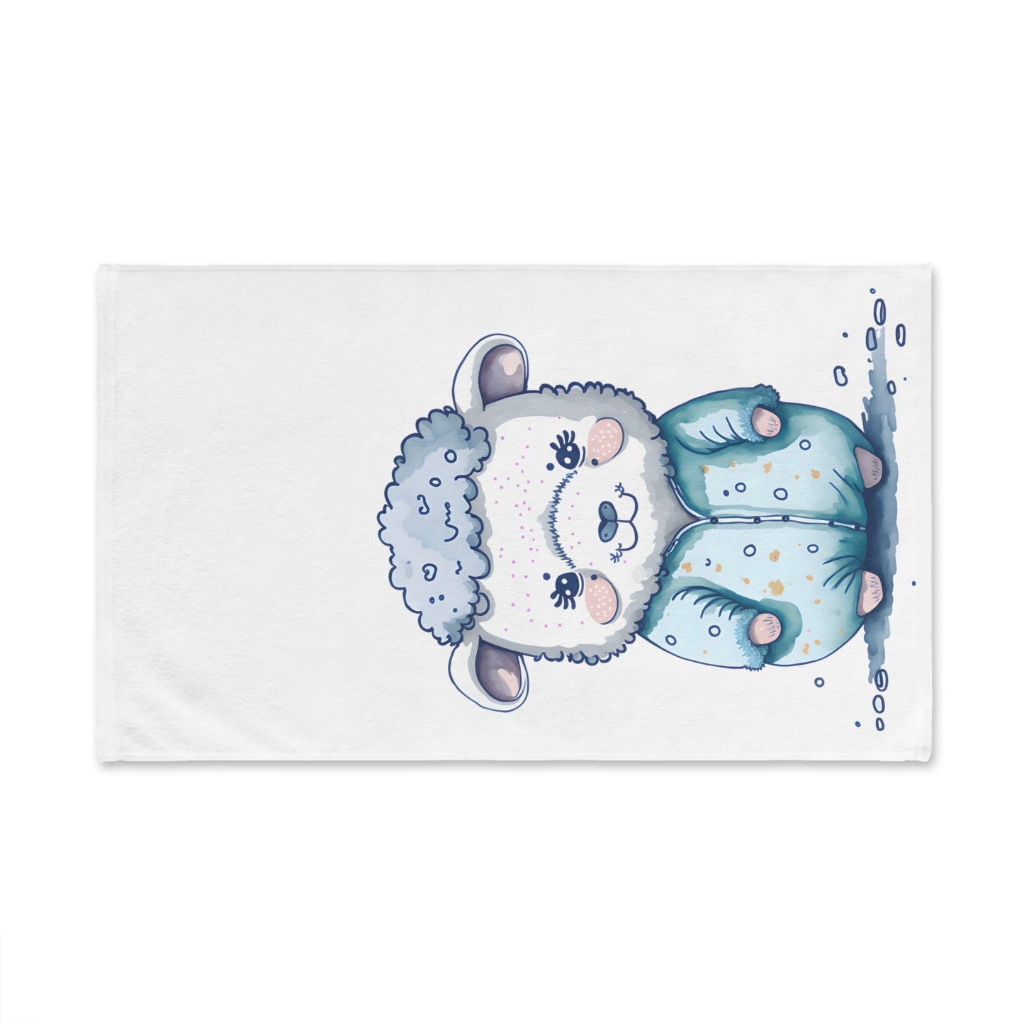Sleepy Head Time Hand Towel