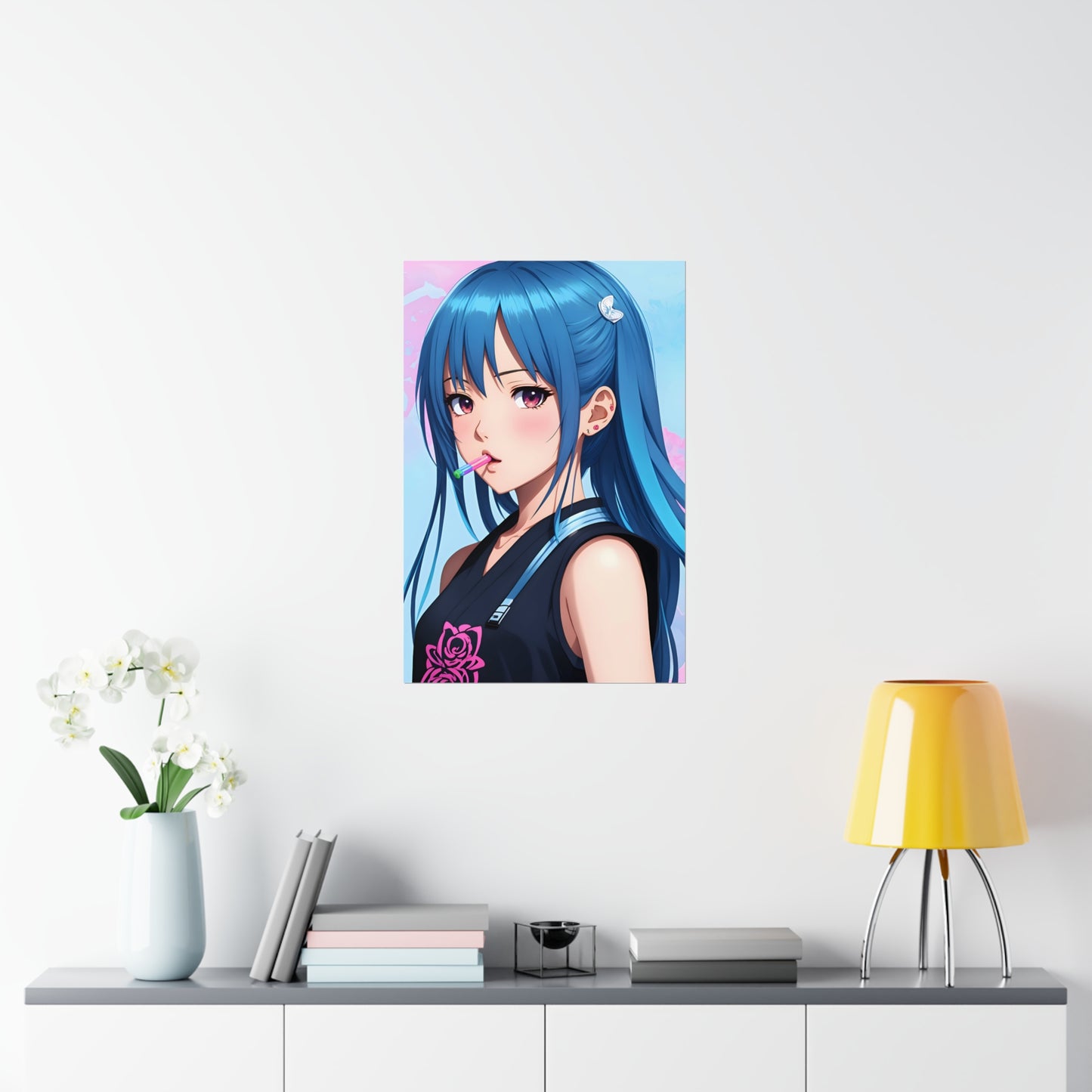 Blossom Anime Premium Matte Poster