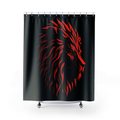 Red Lion Shower Curtain