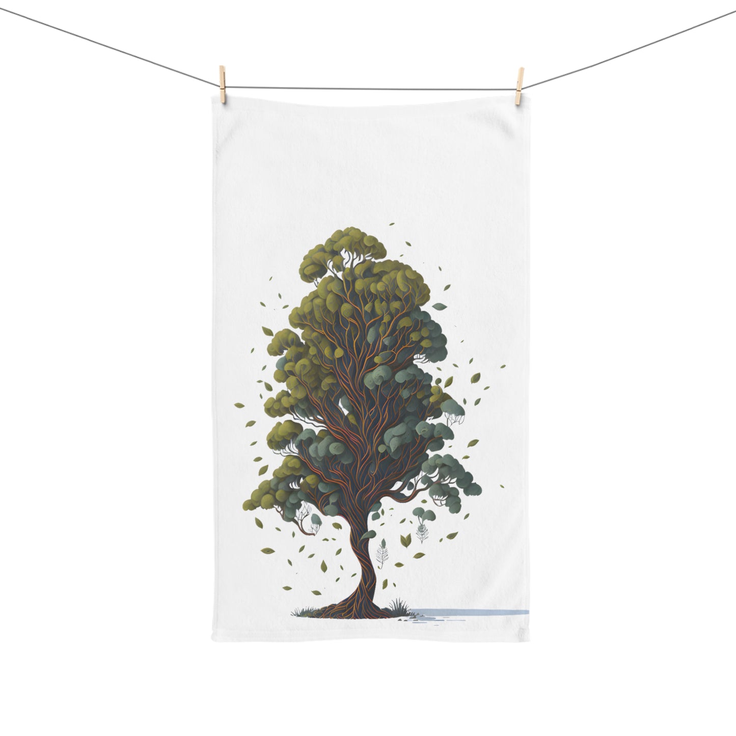 Quill Tree Hand Towel