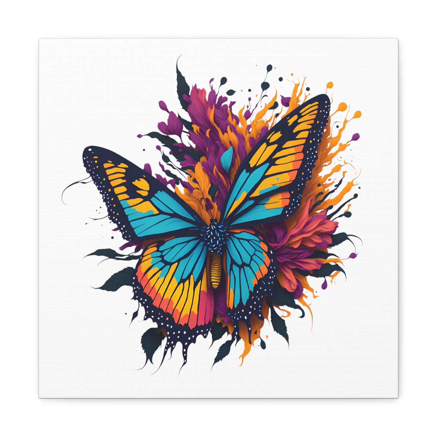 Vibrant Butterfly Canvas Gallery Wrap