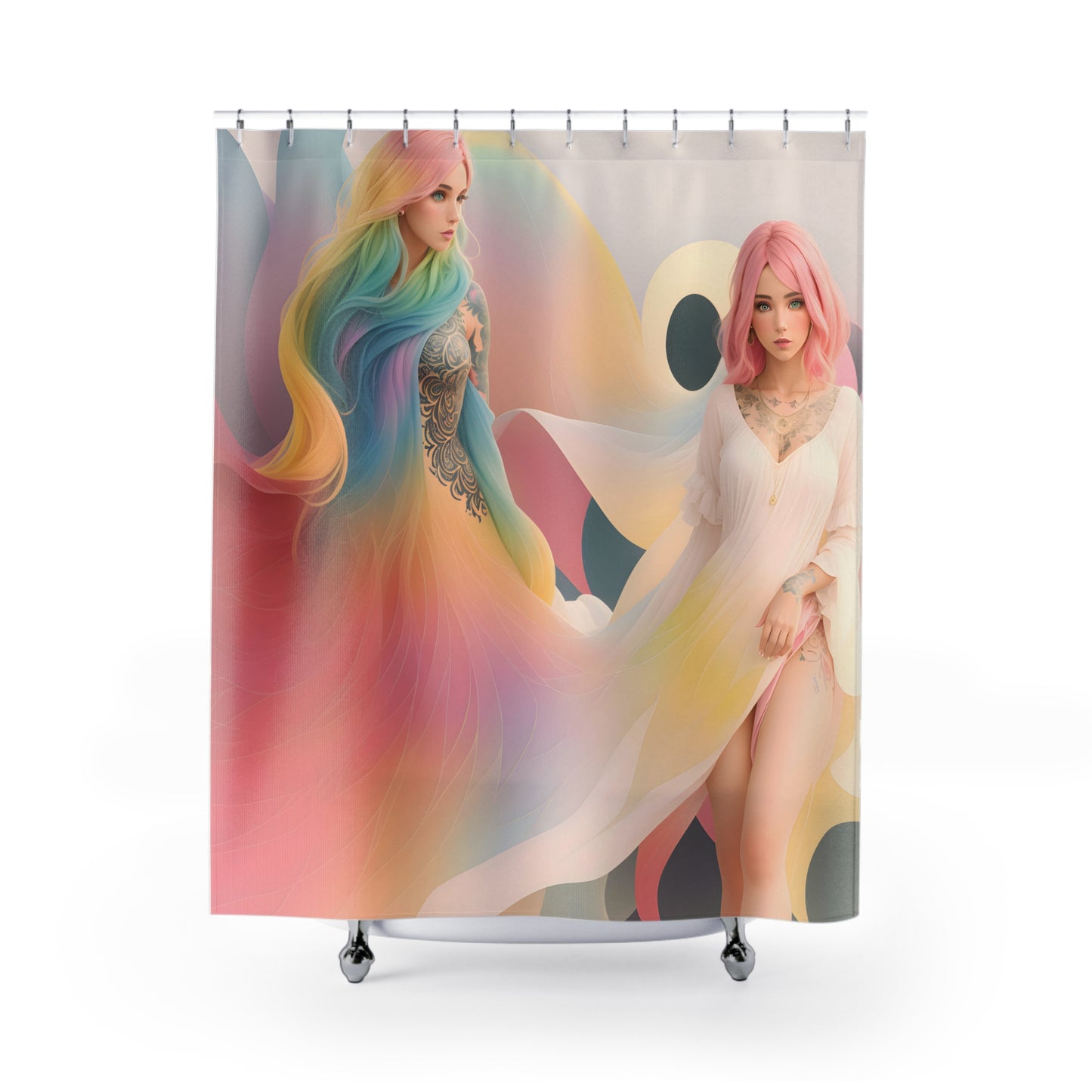 Vivid Fusion Shower Curtain