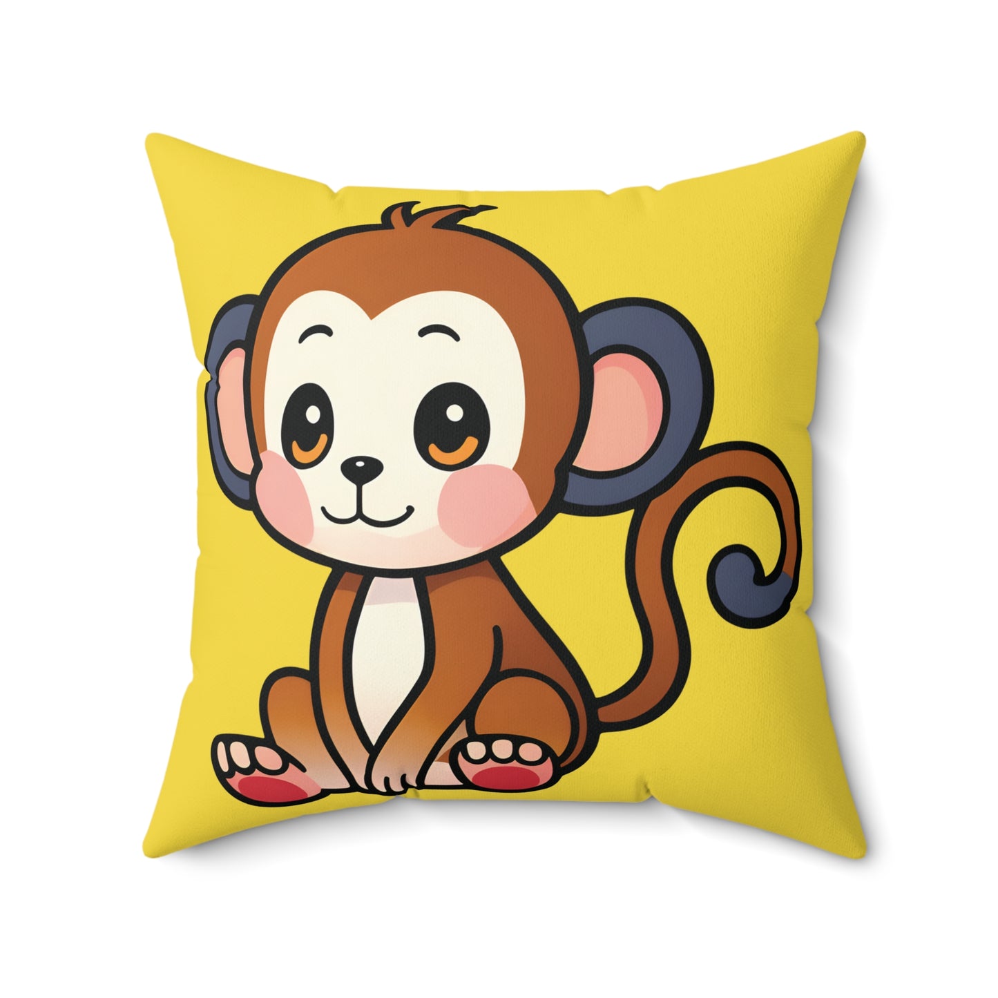 Monkey Time! Square Pillow