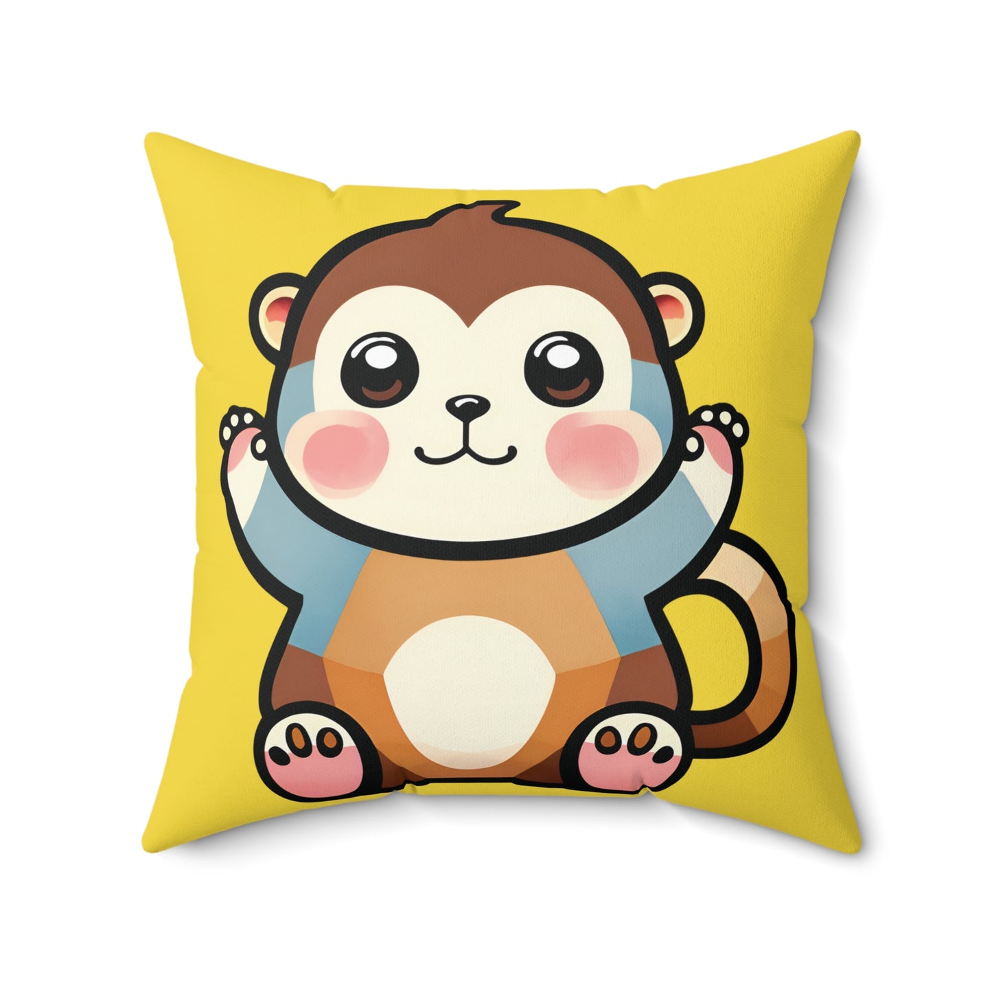 Monkey Time! Square Pillow