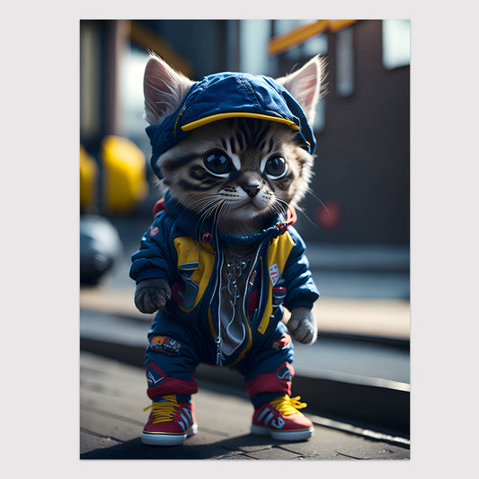 City Kitten Poster