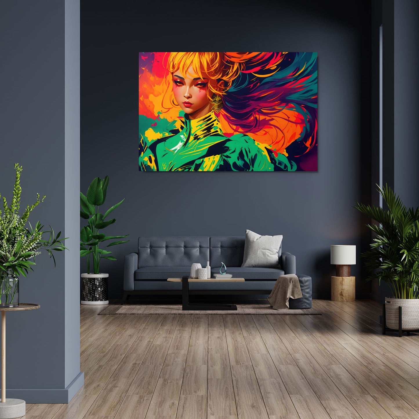 Color Tears Metal Poster