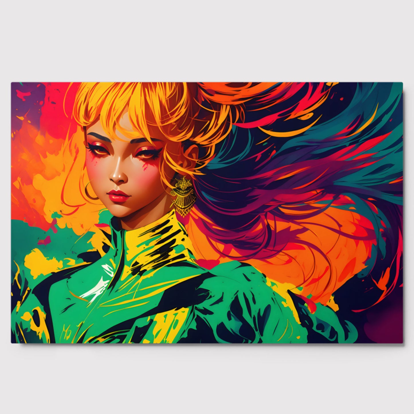 Color Tears Metal Poster