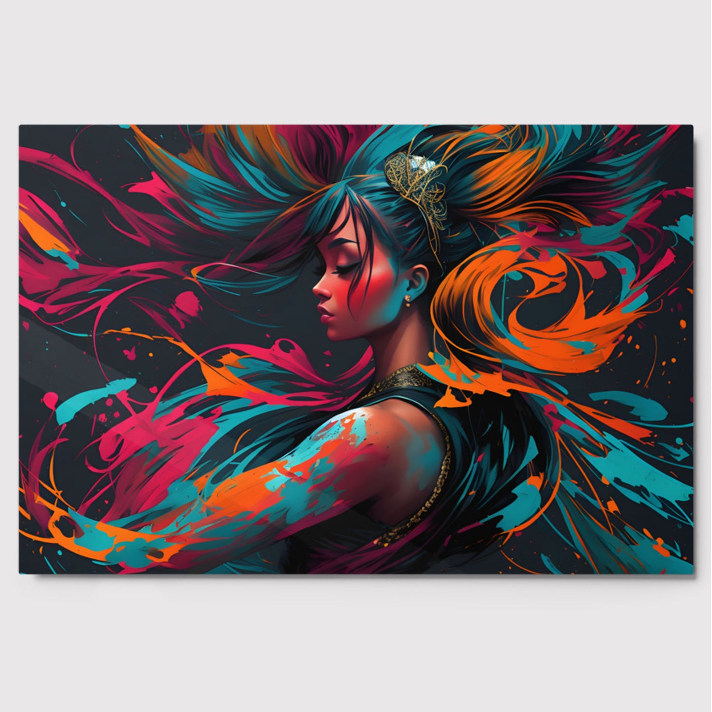 Dance of Colors Metal Poster