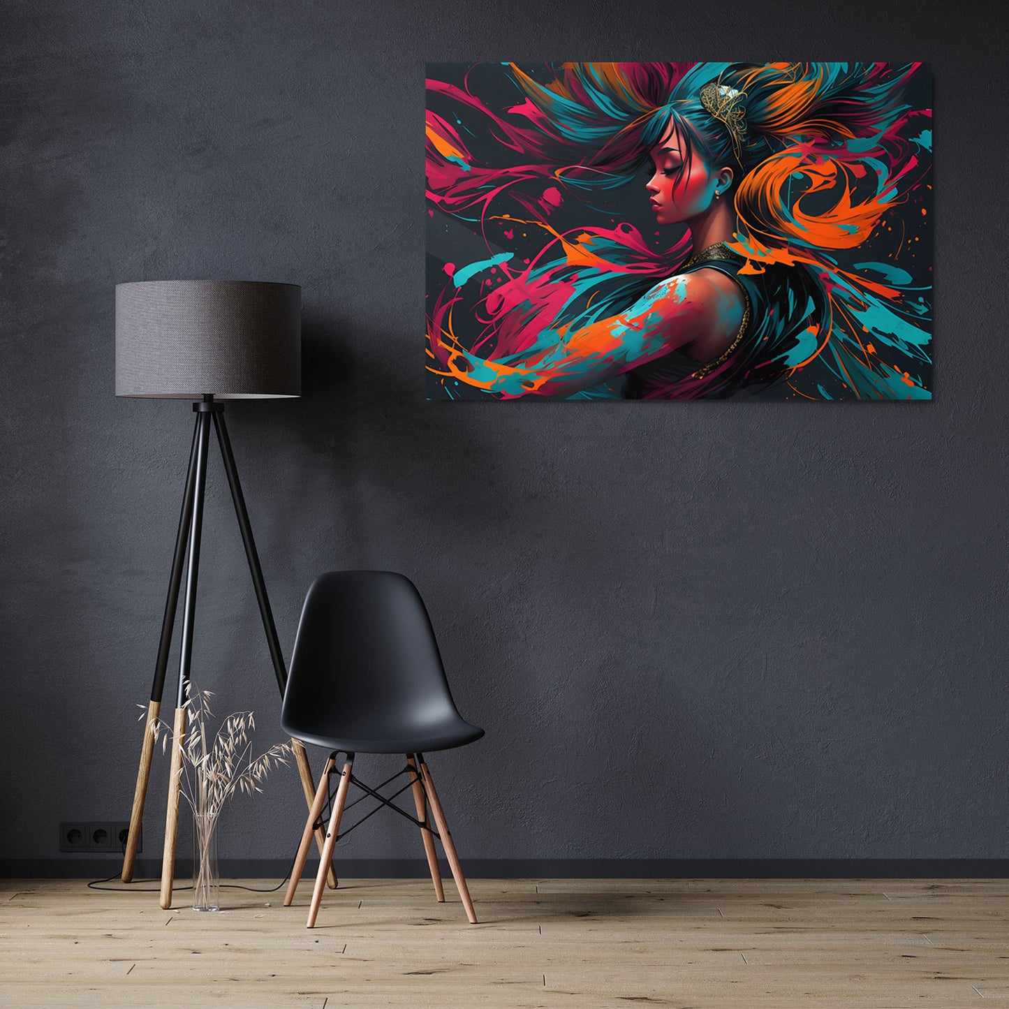 Dance of Colors Metal Poster