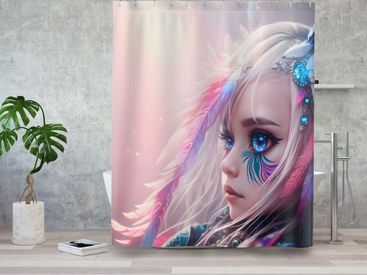 Glow Shower Curtain