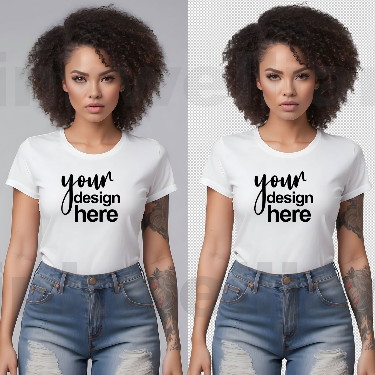 Bella & Canvas 3001 TShirt Mockup