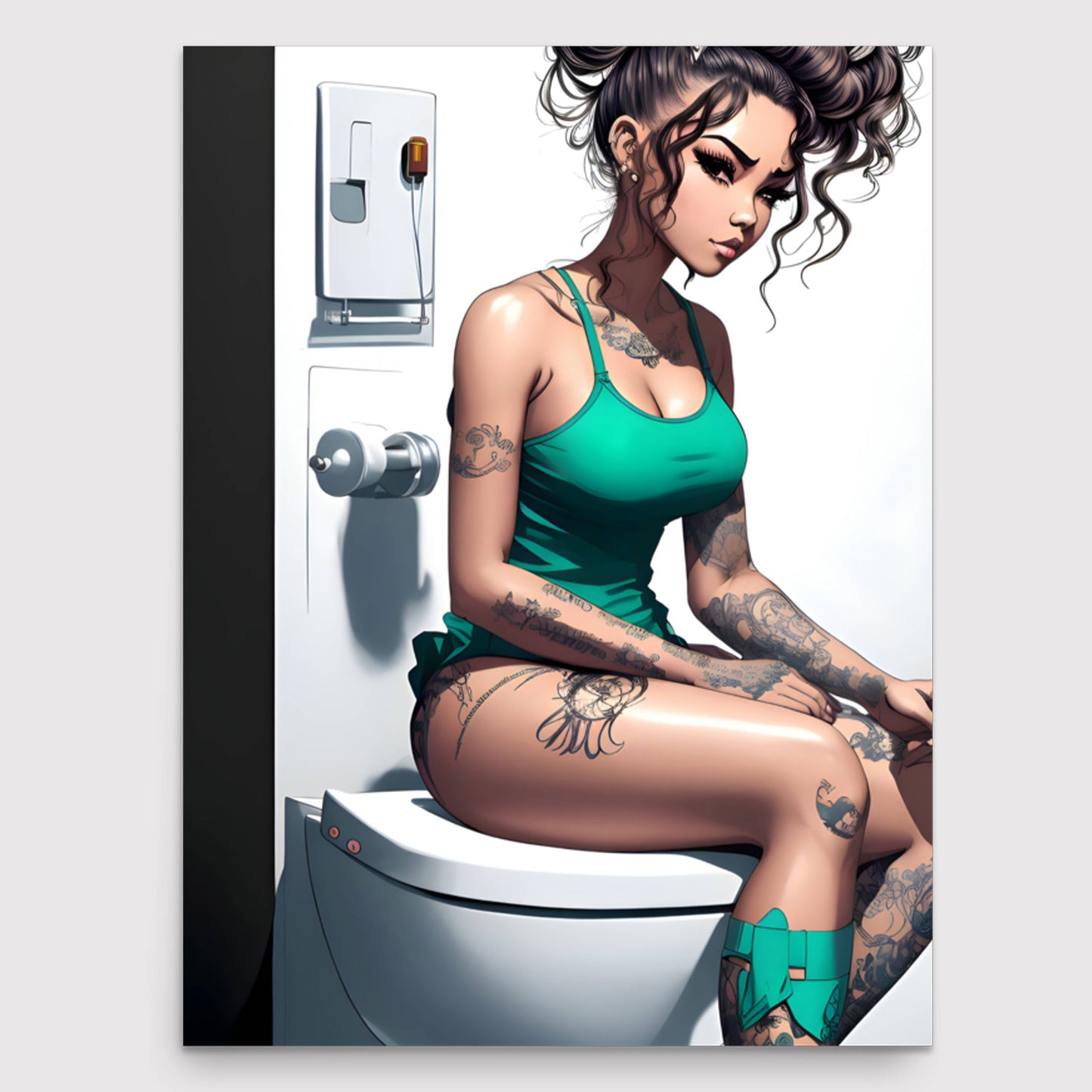 No Toilet Paper Poster