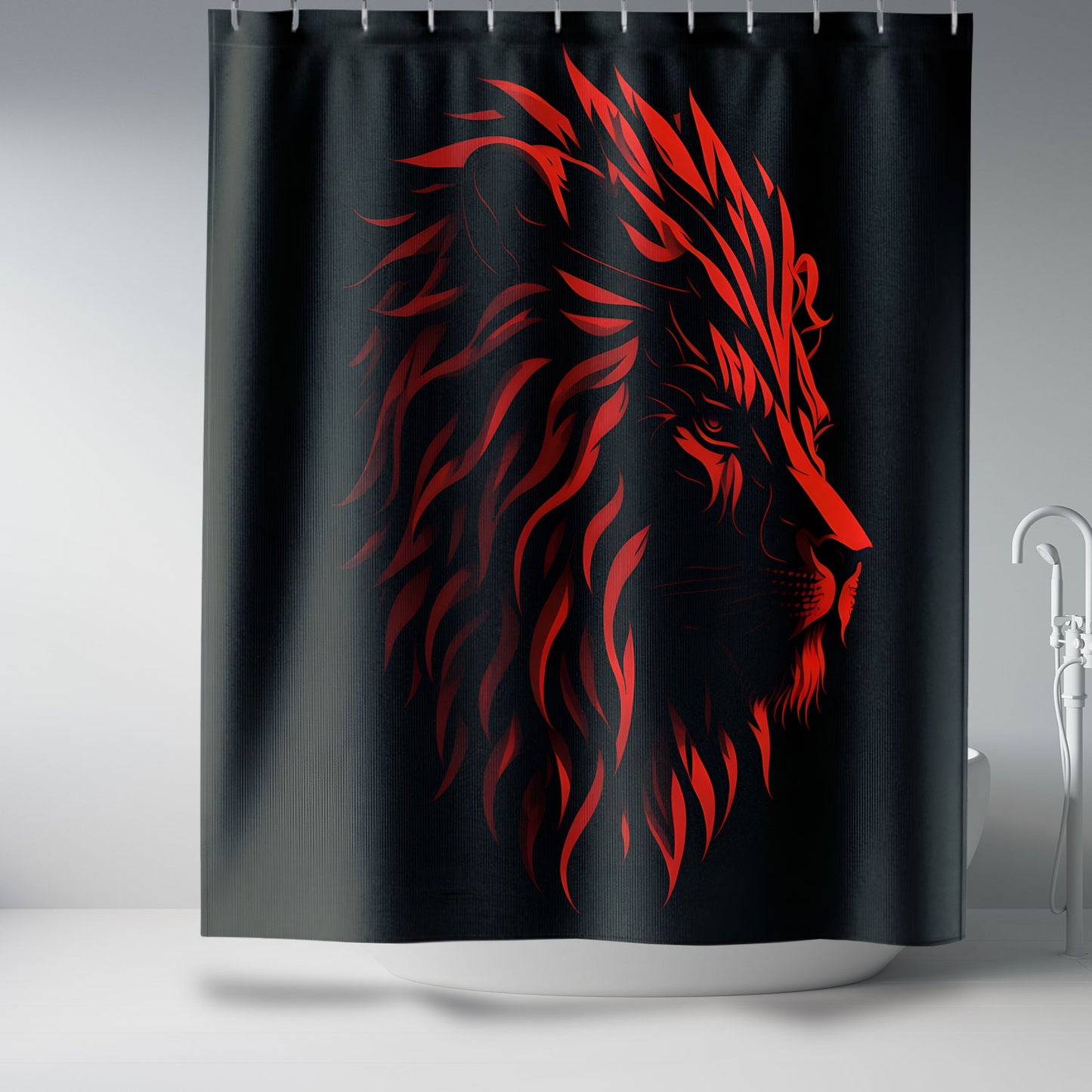 Red Lion Shower Curtain
