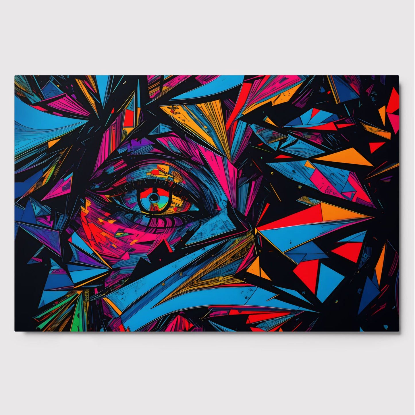 Shattered Hues Metal Poster