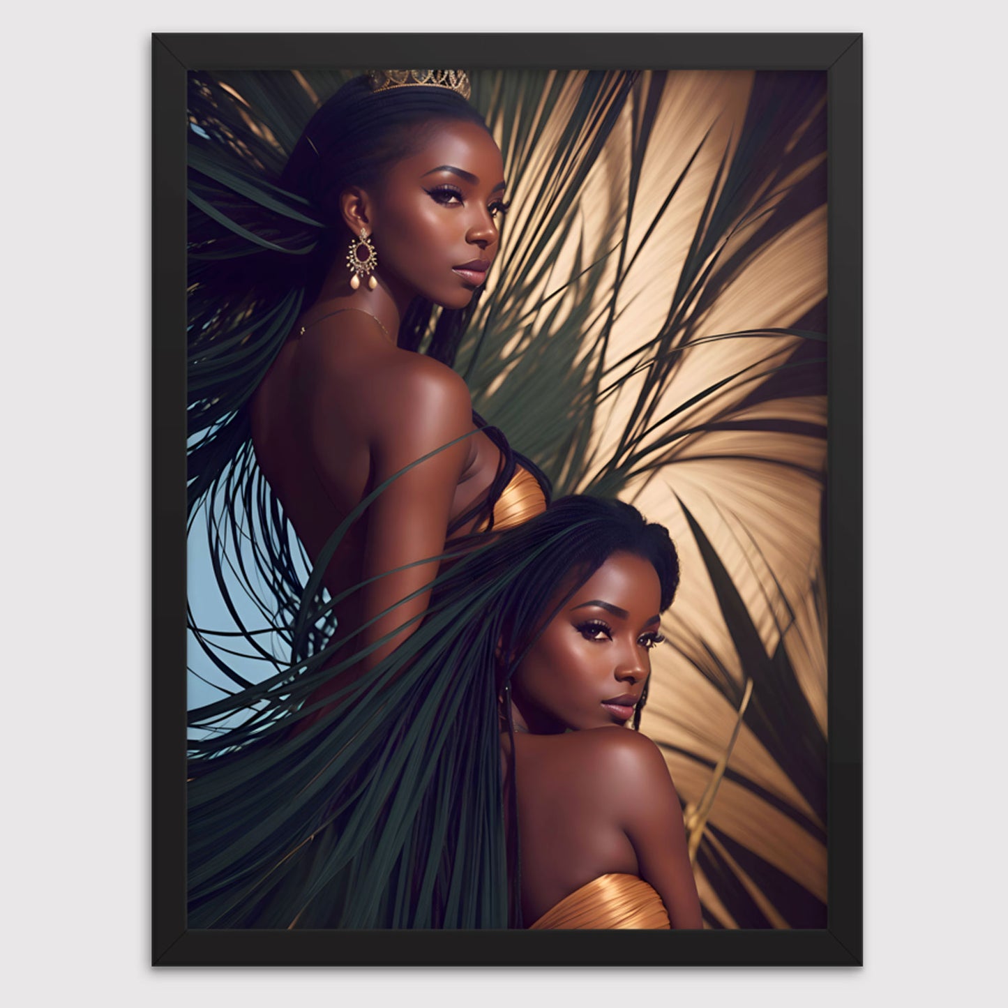 Sisters of Serenity Framed Print
