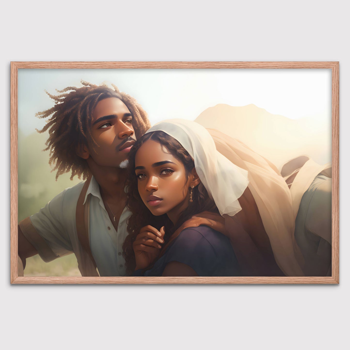 Together Framed Print