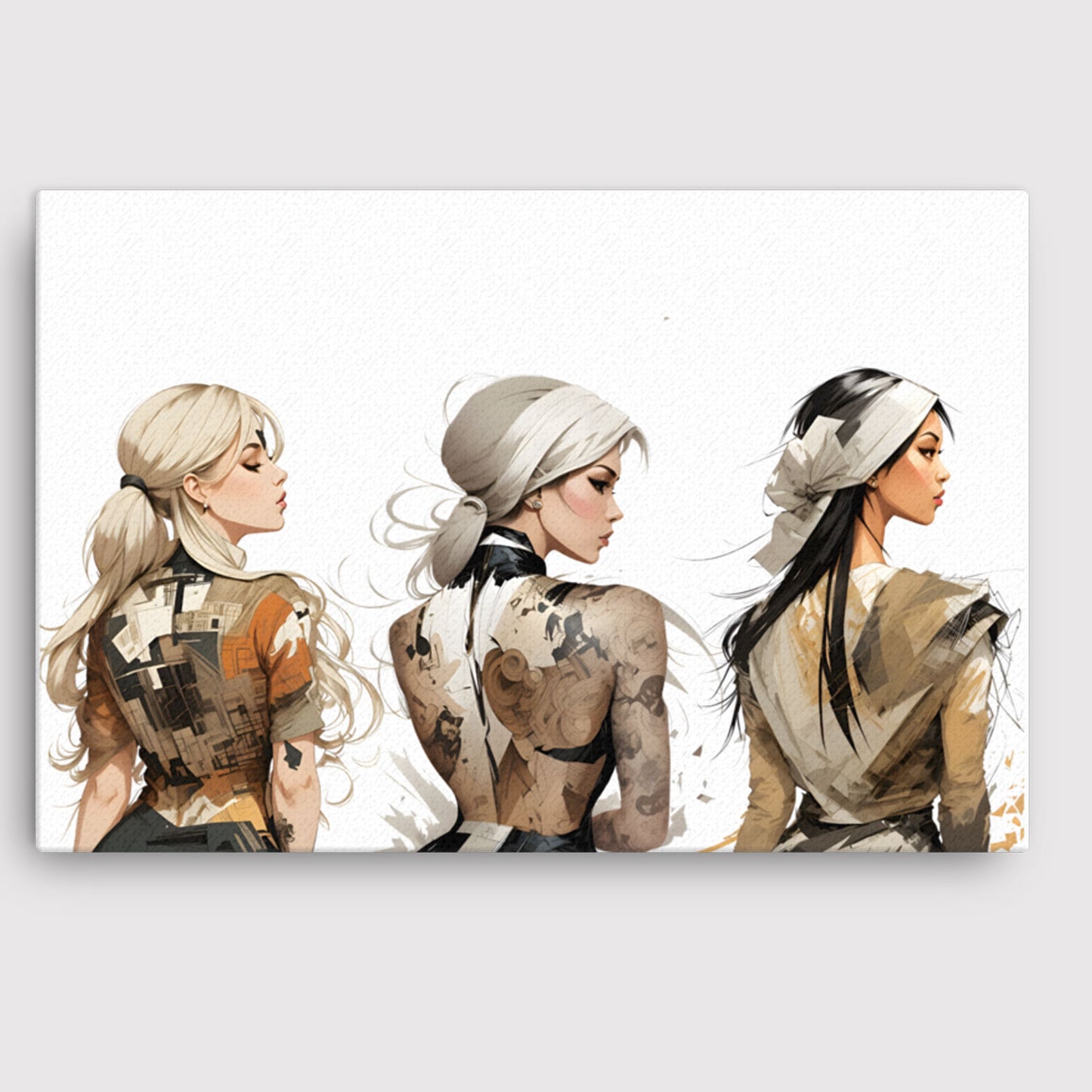 Trio Canvas Print