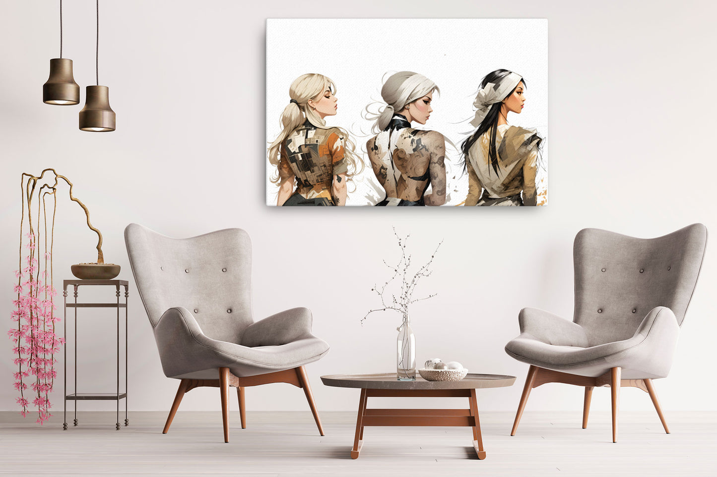 Trio Canvas Print