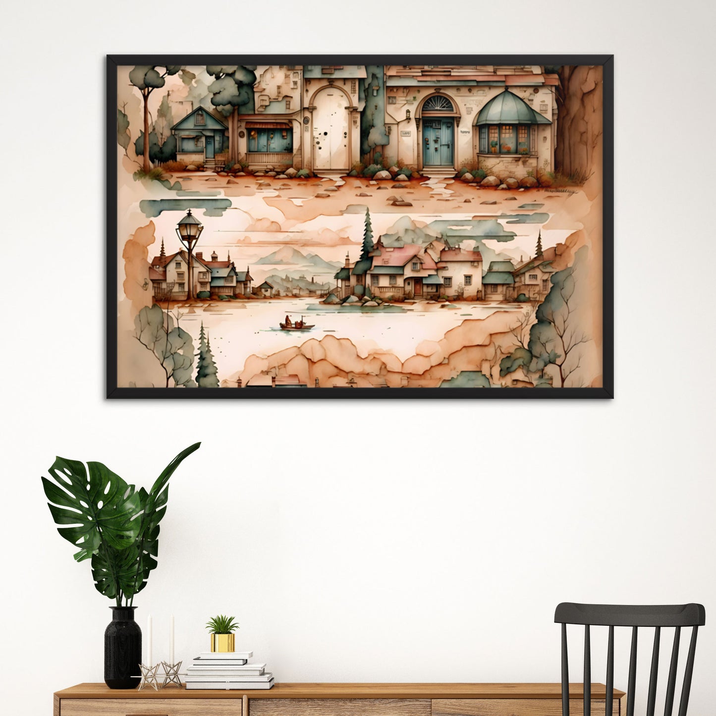 Willow Brook Framed Print