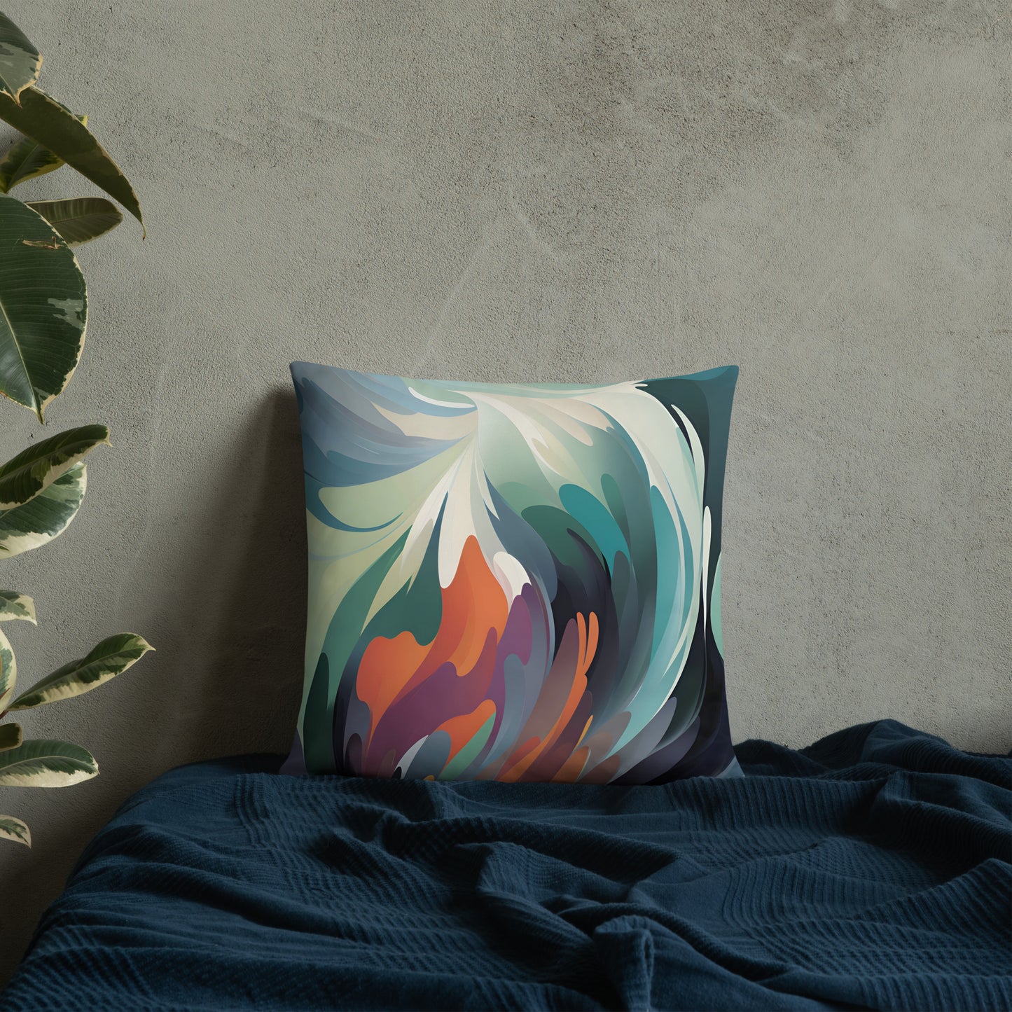 Radiant Waves Pillow