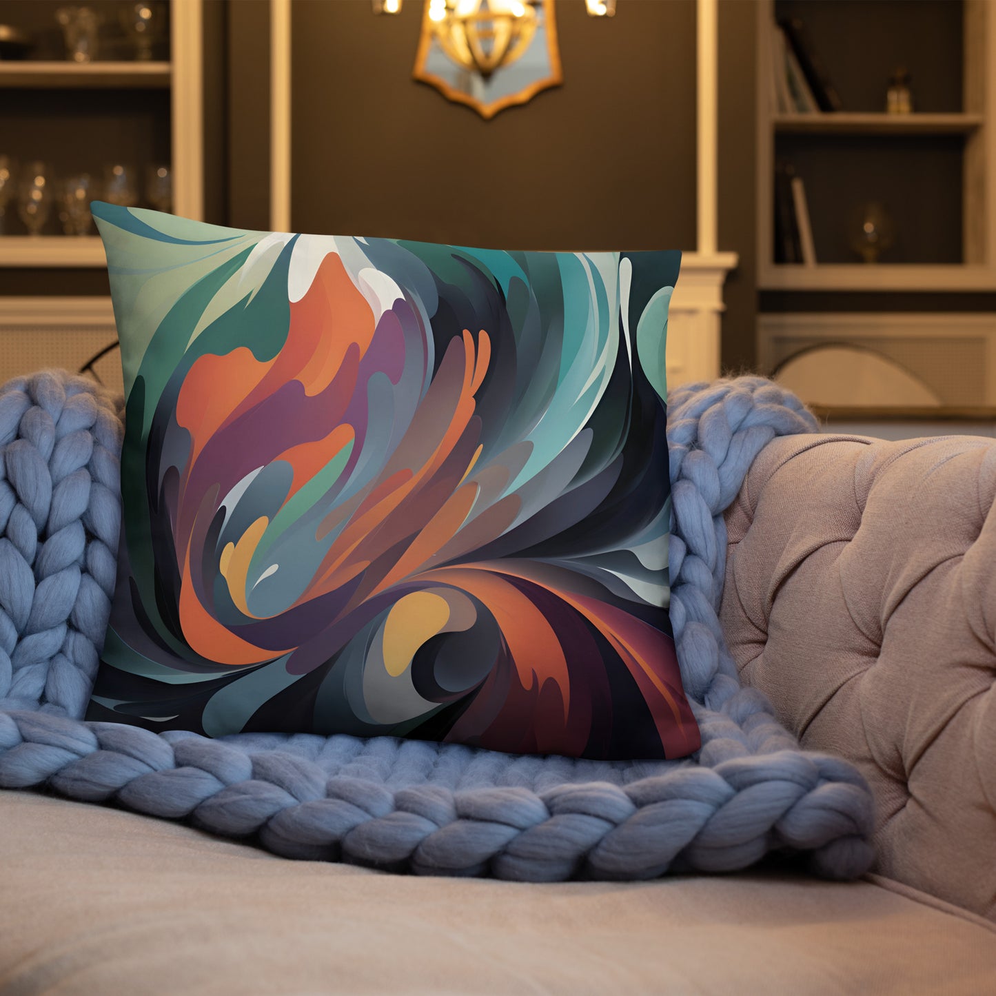 Radiant Waves Pillow