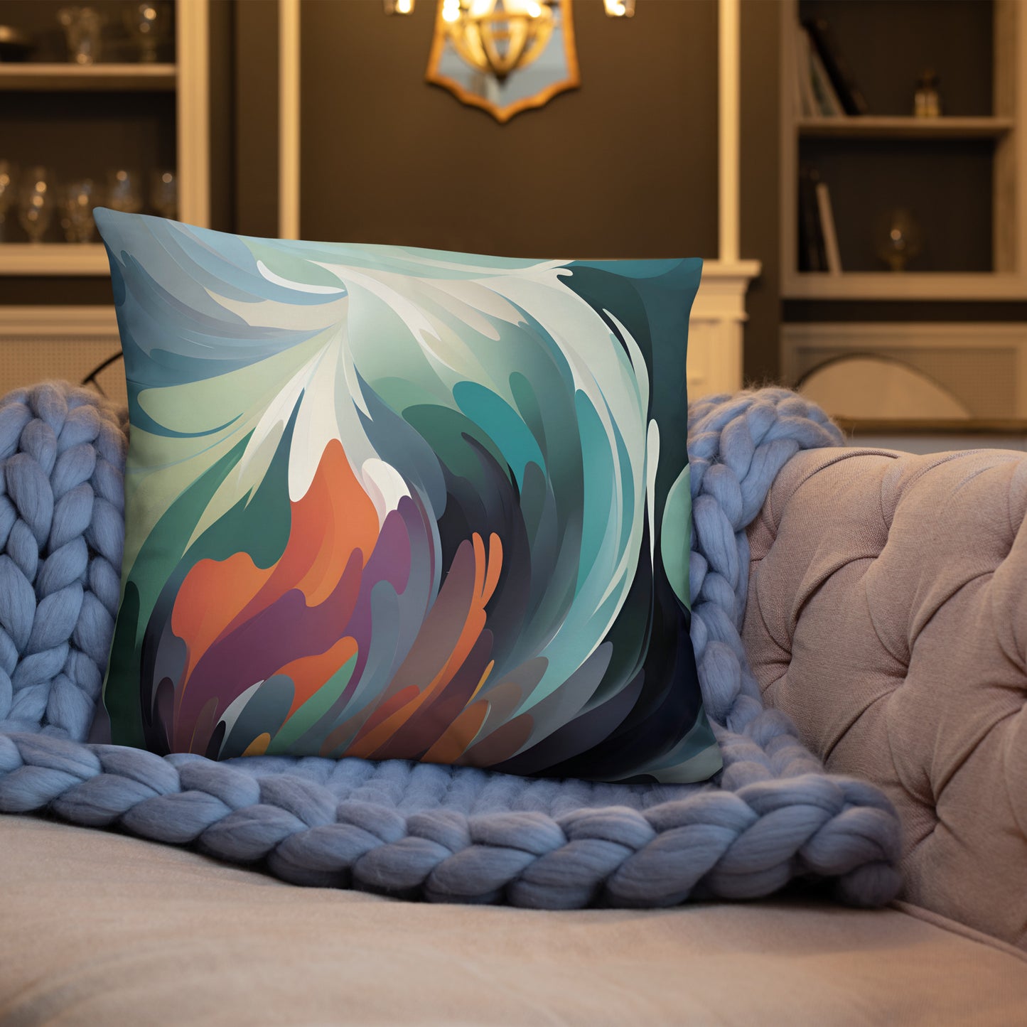 Radiant Waves Pillow