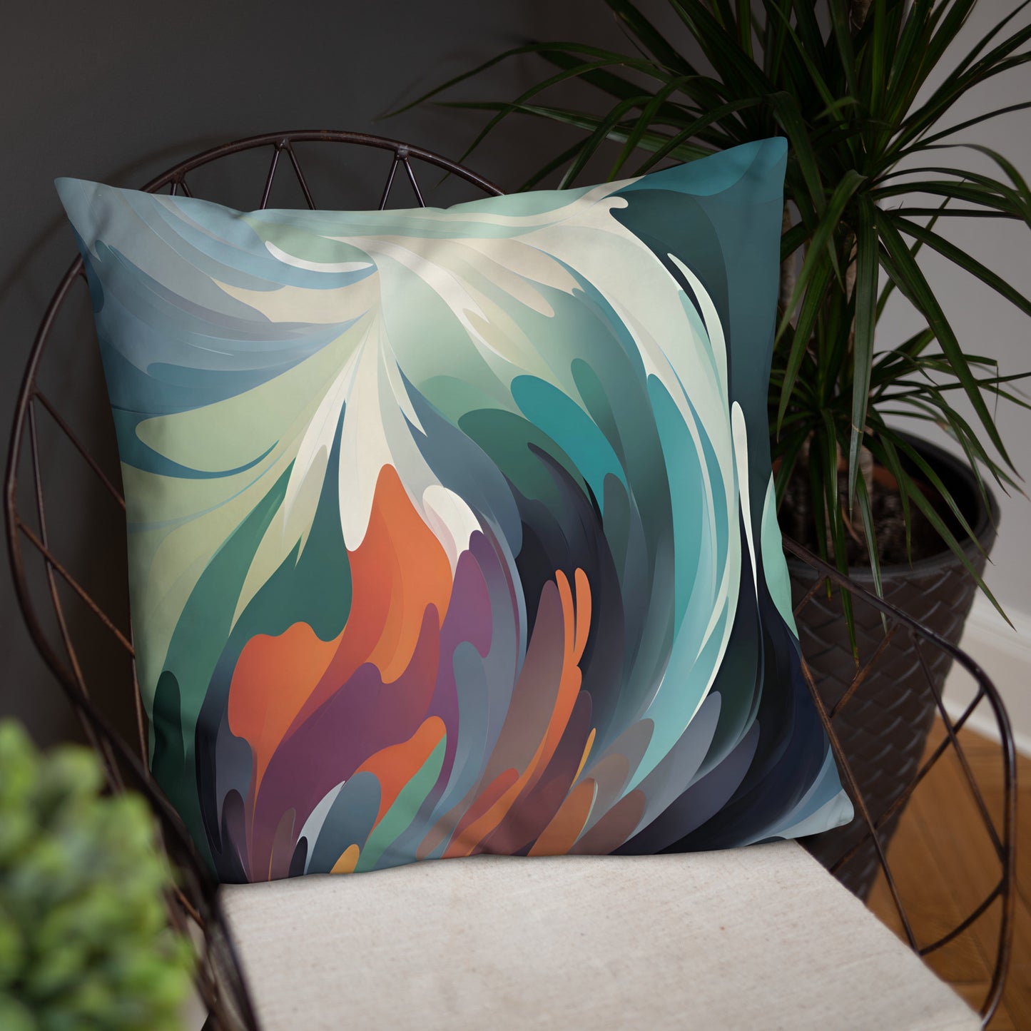 Radiant Waves Pillow