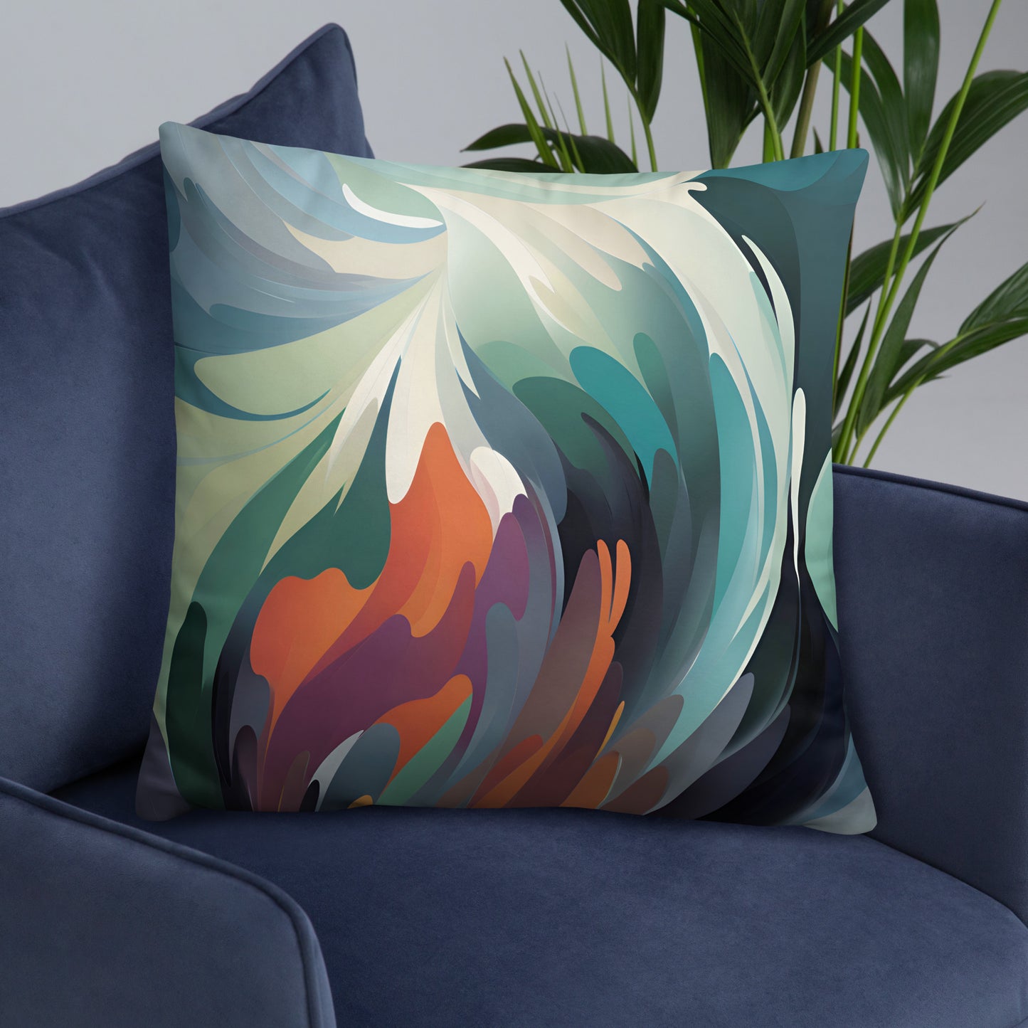 Radiant Waves Pillow
